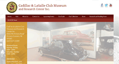 Desktop Screenshot of cadillaclasallemuseum.org